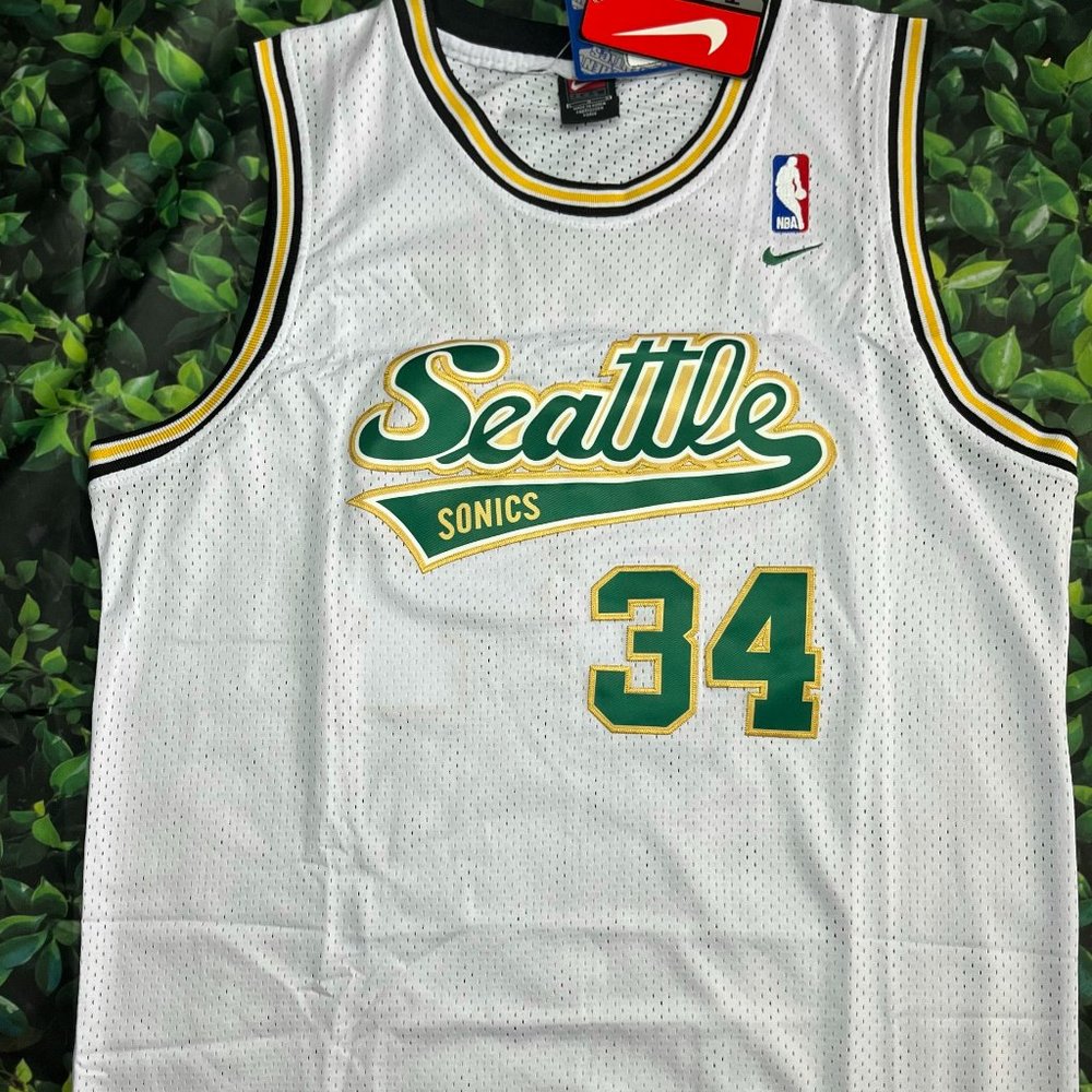 RARE Vintage Nike Team Seattle Sonics Ray Allen